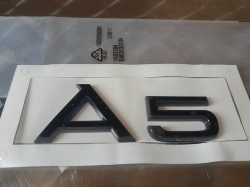 Emblema Audi A5 Negro