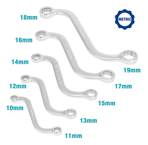 Juego De Llaves De Caja Duratech S-style, Métricas, 5 Piezas