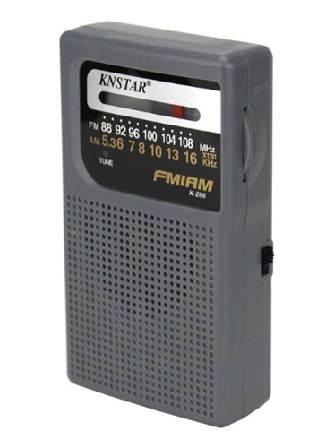 Radio De Bolsillo Portátil Am / Fm Altavoz Knstar/ K-266