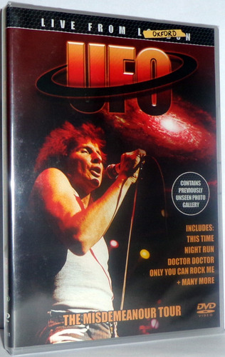 Dvd Ufo - Live From Oxford: The Misdemeanour Tour