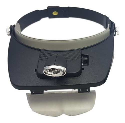 Vincha Lupa Profesional Luz Led 4 Lentes Manos Libres 3.5x
