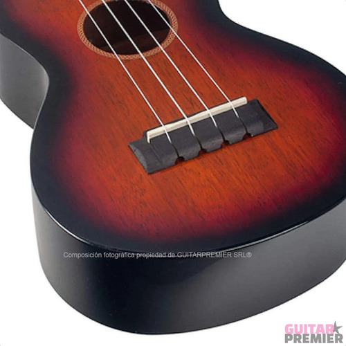 Ukelele Concierto Electroacustico Sapele Profesional Funda