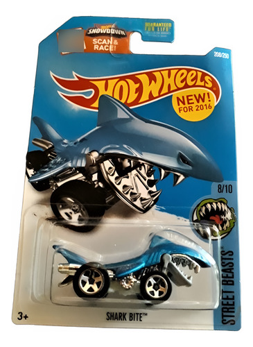 Tiburón Shark Bite + Tiburón Sharkruiser Hot Wheels