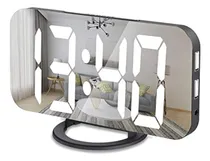 Comprar Reloj Despertador Digital, Reloj Led Grande Con Espejo De 6.