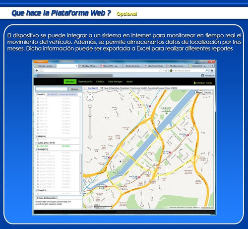 Imagen 8 de 8 de Tracker Y Alarma Gps Auto Carro Rastreo Satelital Gps-1200