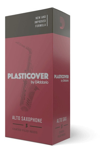 5 Cañas D'addario Plasticover Sax Alto 2 1/2 Rrp05asx250