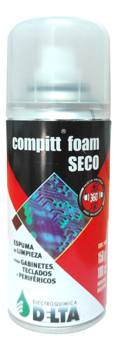 Espuma De Limpieza Pc Compitt Foam Seco Delta 180cc