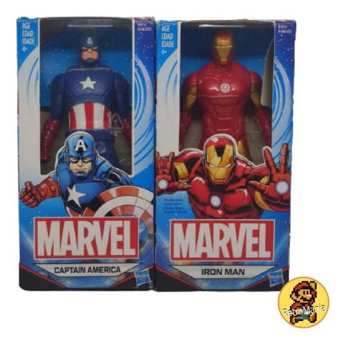 Imagen 1 de 6 de Figuras Marvel Promo Capitán América Ironman Envío Gratis 
