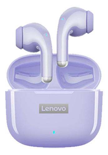 Audifonos Lenovo Lp40 Version Pro Morados Nuevos En Su Caja 