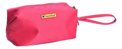 Bolso Neceser De Viaje Organizador Maquillaje Cosmetiquera Color Rosa