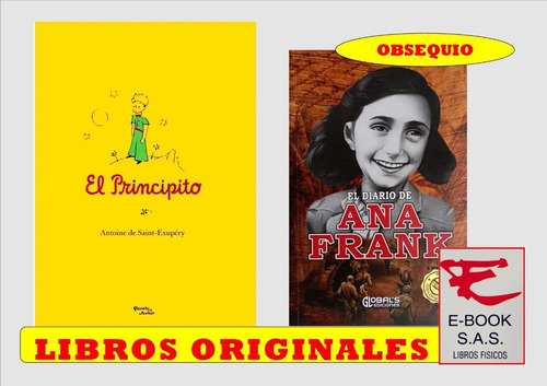 El Principito( T.d.) Y Obsequio Libro Diario De Ana Frank