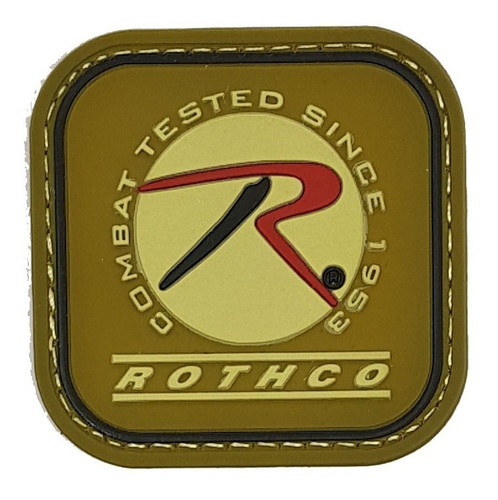 Parche Rothco Rothco Logo Pvc Abrojo Calidad Premium Emol
