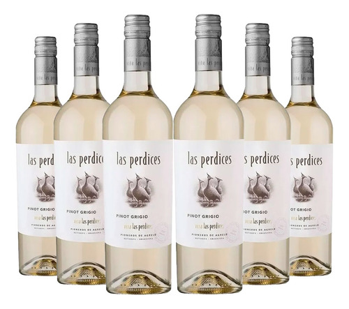 Vino Las Perdices Pinot Grigio Caja X6 Unidades