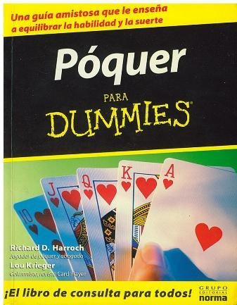 Libro, Póquer Para Dummies De R. D. Harroch Y Lou Krieger.