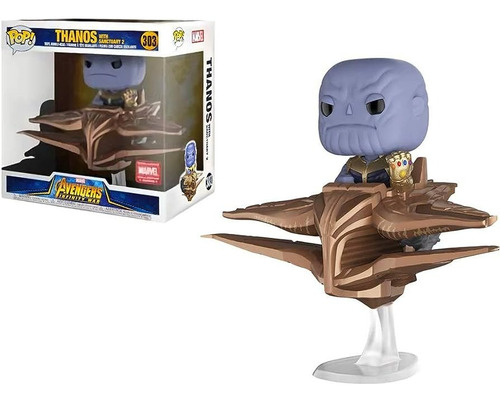 Boneco Funko Pop! Avengers - Thanos With Sanctuary 2 #303