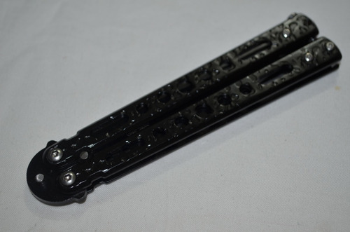 Navaja Cuchillo Mariposa Balisong Metalico Trucos