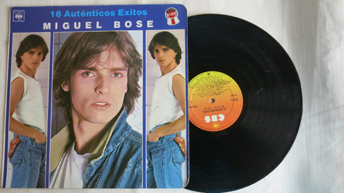Vinyl Vinilo Lp Acetato 16 Autenticos Exitos Miguel Bose