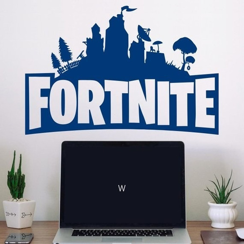 Fortnite Adesivo De Parede Decoração Game Gamer Logo Quarto