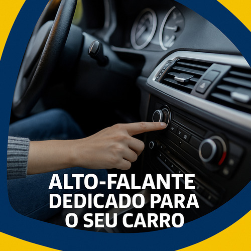 Jogo 4 Alto Falantes 6 Polegadas Onix Hatch 2012 A 2025