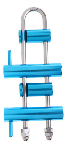 Dispositivo De Parada Para Rappel Rack De 4 Barras Azul Color Fix Personaje Fix