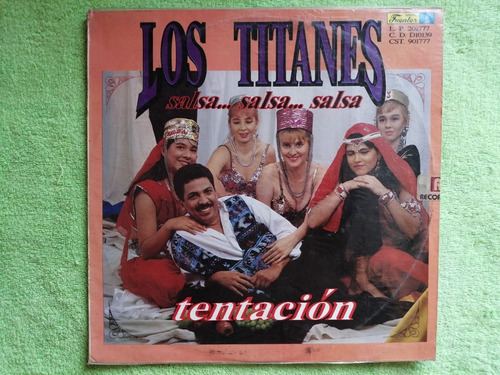 Eam Lp Vinilo Los Titanes Salsa Tentacion 1991 Decimo Album