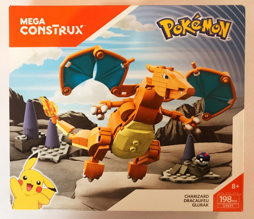 Charizard Pokemon Mega Construx Megabloks Glurak 198pz Dyr77