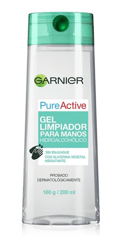Pureactive Gel Limpiador Manos Hidroalcohólico Garnier 200ml