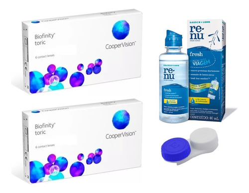 Lente De Contato Biofinity Tórica Coopervision - 02 Caixas