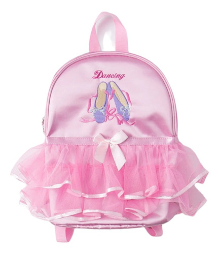 Bolso Para Ballet Danza Rosado Bailarinas Ensayo Mochila