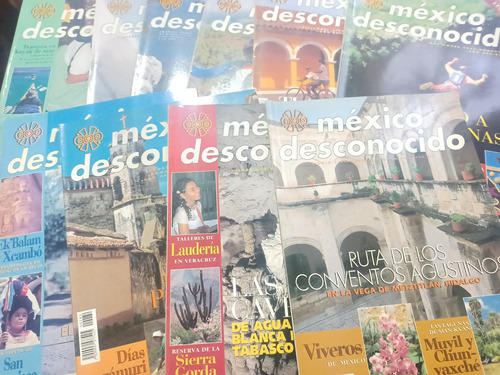 Revista México Desconocido Año 2000 Lote De 10 Ejemplares