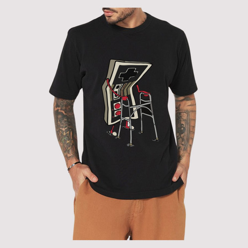 Playera Control De Videojuego Retro