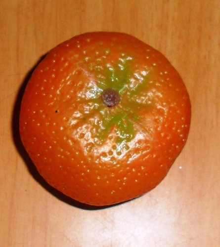 Frutas Artificiales Decorativas, Mandarina, Higo O Ciruela