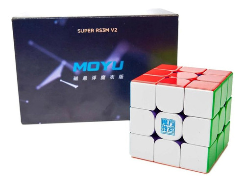 Cubo Rubik 3x3 Moyu Super Rs3m V2 Uv Maglev
