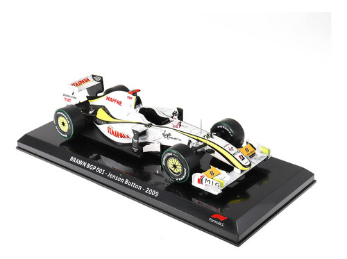 Opo 10 Fórmula 1 Coche 1/24 Brawn Gp 01 Jenson Button 2009