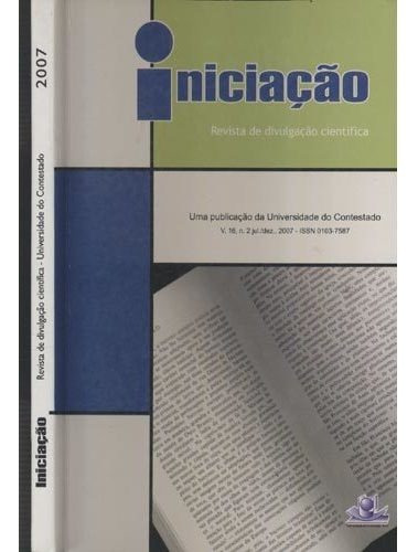 Iniciação   Revista De Divulgação Científica   Universidade