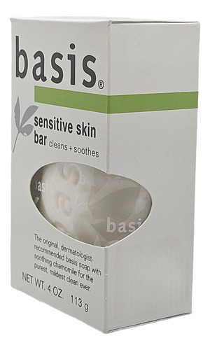 Basis Jabón En Barra Para Piel Sensible Sin Perfume 4pack