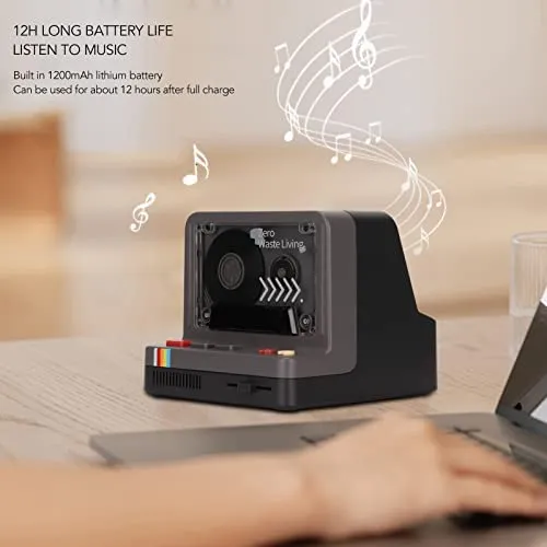 Altavoz Bluetooth Portátil, Reproductor De Música De Casete
