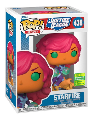 Funko Pop Justice League Starfire Summer Convention 2022