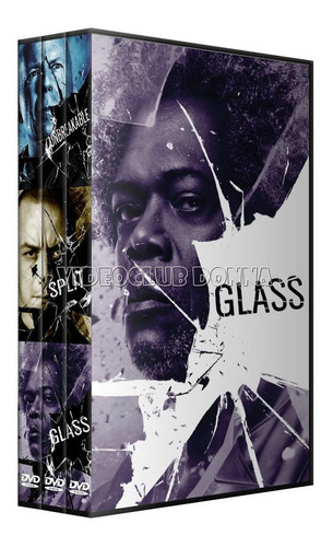 Unbreakable Split Glass Saga Colección Completa Pack 3 Dvd