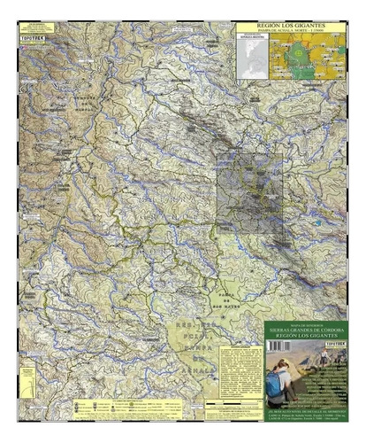 Imagen 2 de 5 de Juego De Mapas Topográficos De Córdoba Topotrek