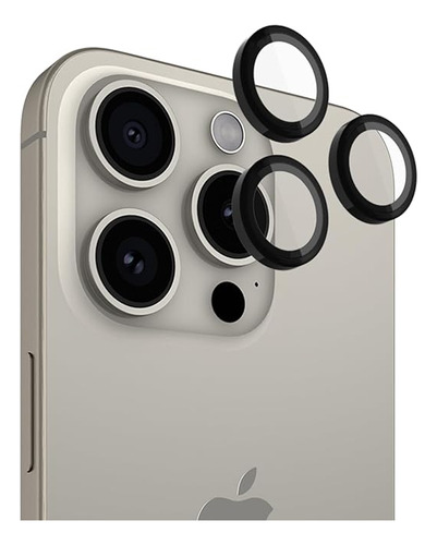 Protector De Lente De Camara De Aluminio Para iPhone 15 Pro