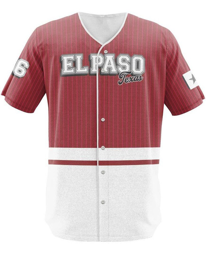 Imagem 1 de 2 de Camisa Jersey El Paso Chihuahuas Baseball Beisebol