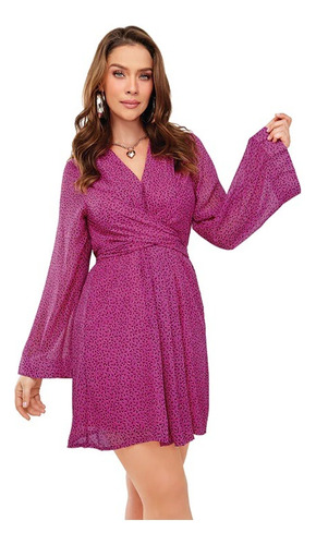 Vestido Casual Mujer Rosa 965-63