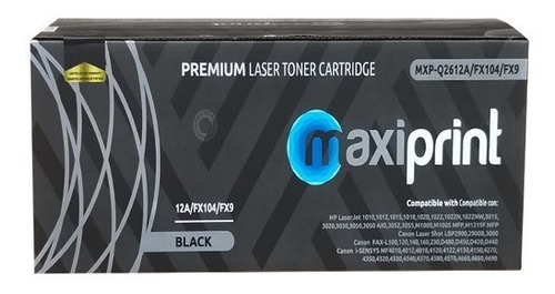 Toner Maxiprint Compatible Con Hp+canon 12a/fx104/fx9 Mi