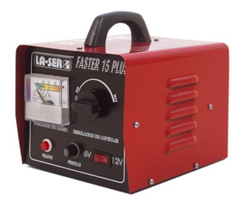 Cargador De Baterias Portatil 15amp 6v-12v Laser Lacueva