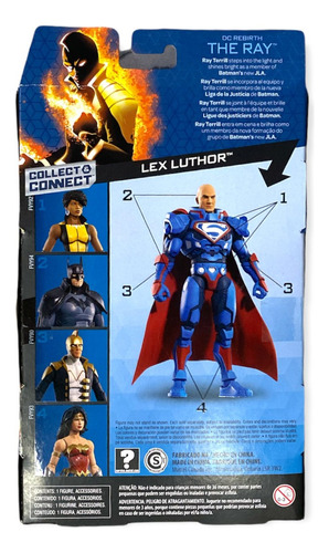 The Ray Dc Comics Multiverse Sin Pieza Baf C&c De Lex Luthor (Usado)