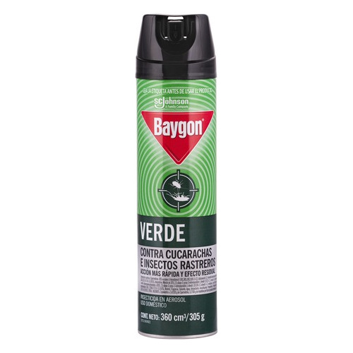 Baygon Verde Insecticida Johnson 360cc 0371 Ml.