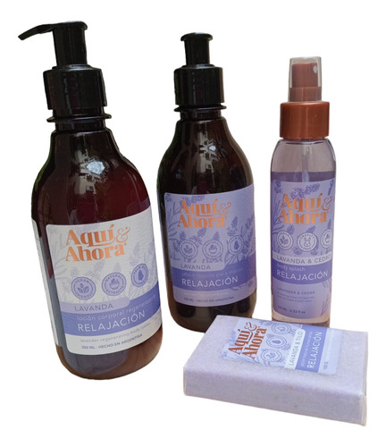 Set Spa Jabones Naturales Crema Corporal Body Splash Regalo