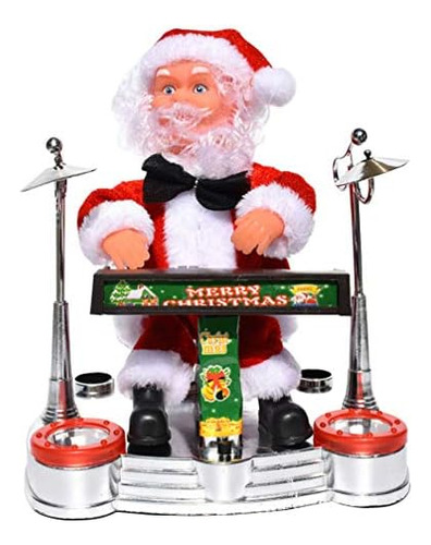 Musical Navidad Claus Electrico Papa Noel Jugando Piano Jugu