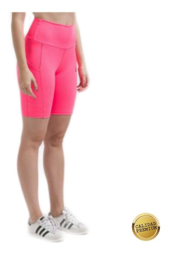 Biker. Ciclista Fucsia. Tendencia Verano. Bolsillo Lateral